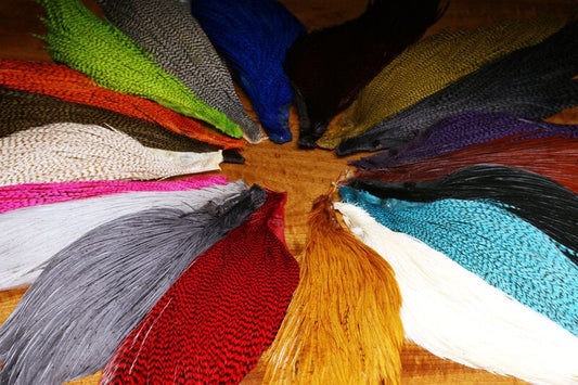 Hareline Half Cape Hareline Dubbin Black Fly Tying Rivers and Glen Trading Co