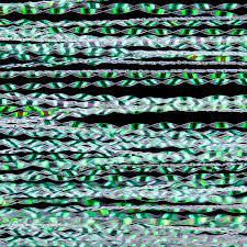 KRYSTAL FLASH Wapsi LIME GREEN/PEARL Fly Tying Rivers and Glen Trading Co