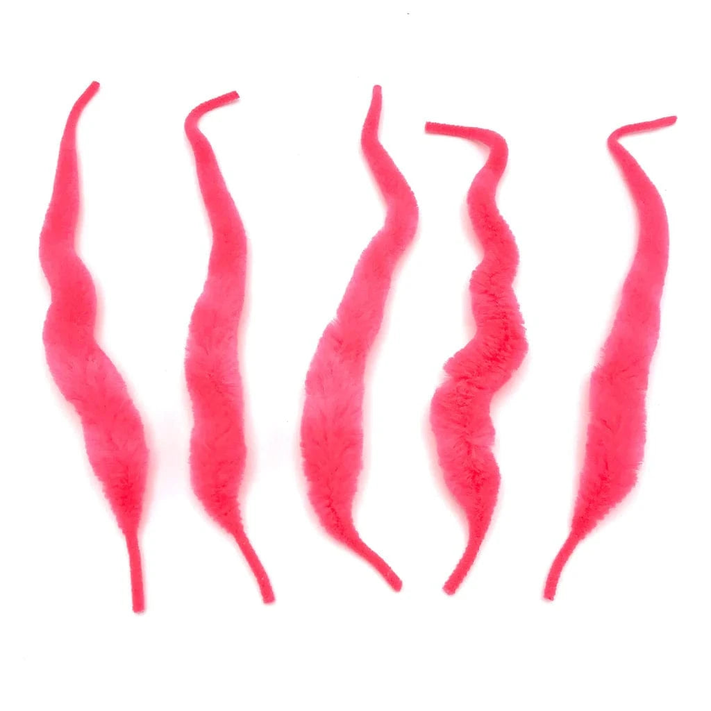 MANGUM DRAGON TAILS 4" Wapsi FL. HOT PINK Fly Tying Rivers and Glen Trading Co